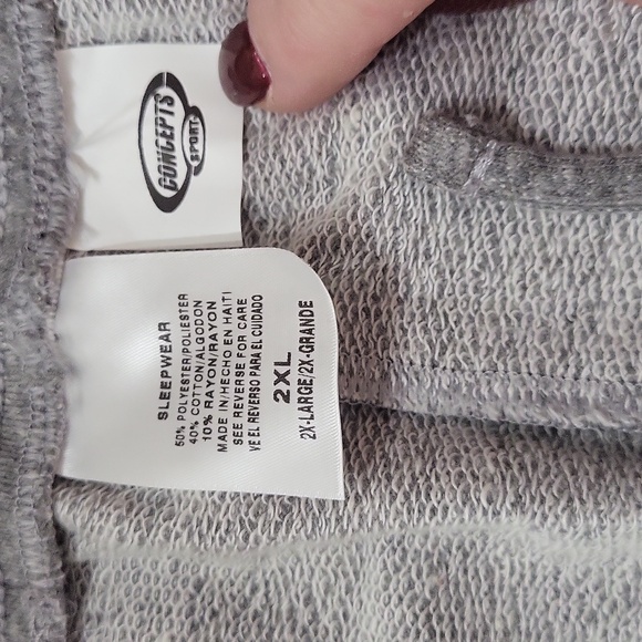 Ohio State Buckeyes 2xl Gray Sweatpants New Concepts Sports - Picture 4 of 9